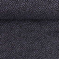 Baumwolle - Dotty dunkelgrau